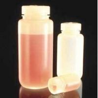 Nalge Nunc Laboratory Bottles, High-Density Polyethylene, Wide Mouth, NALGENE 2104-0048, Case of 24