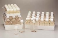 Nalge Nunc NALGENE Square Media Bottles, PETG, Sterile 342020-2000 Bottles With Screw Caps, Case of 12
