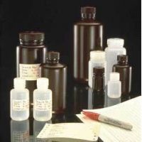 Nalge Nunc Packaging Bottles, HDPE, with Screw Caps, NALGENE 312189-0008 Natural, Wide Mouth Bottles, Case of 250