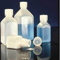 Nalge Nunc Square Bottles, High-Density Polyethylene, Narrow Mouth, NALGENE 2018-0030