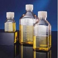 Nalge Nunc Square Media Bottles, PETG, Sterile, Graduated, NALGENE 2019-0030, Case of 96