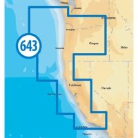 Navionics Platinum+ SD 643 California &amp; Oregon