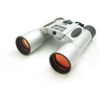 NcSTAR Compact Binocular - 12x32 Binoculars With Digital Clock / Timer / Temp / Ruby Lens BS1232R