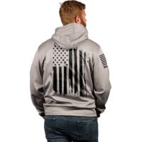 Nine Line Apparel America Tail Gater Hoodie Grey Heather Med