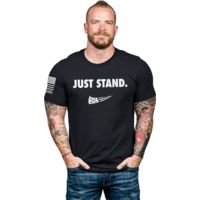 Nine Line Apparel Just Stand Men's T-shirt Black Medium