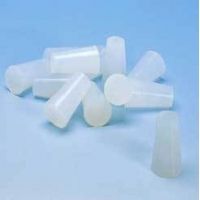 North American Reiss Silicone Rubber Stoppers, Solid SIZE-00, Pack of 12