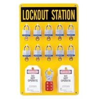 Brady 10 Lock Station W/locks Tags 262-65680