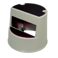 Rubbermaid 13inhx16india Step Stool Black 640-2523-BK