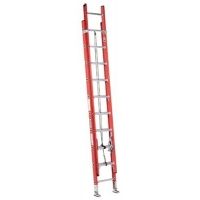Louisville Ladder 32ft Fiberglass Rung To Plate 443-FE7232