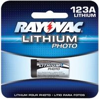 Rayovac Photo Lithium Carded 123a 1-pa 620-RL123A-1