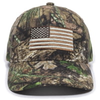 Outdoor Cap USA Flag Mossy Oak Break-Up Country Cap - Men's