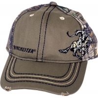Outdoor Cap Ball Cap Winchester Horse And Rider Olive Front/Realtree Xtra