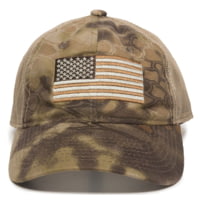 Outdoor Cap USA Flag Sports Canvas Camo Cap w/Kryptek Printed - Men's