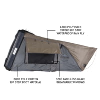 Overland Vehicle Systems Bushveld II Hard Shell Roof Top Tent - 2+ Person, 4 Season