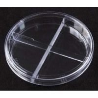 Parter Medical Petri Dishes, Segmented, Sterile 3518 Fully Stackable Dishes Y-Plate, Case of 500