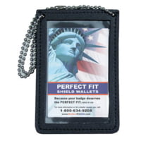 Perfect Fit Double ID Holder for Neck w/ Chain