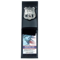 Perfect Fit Dress Leather Top Opening Badge Case