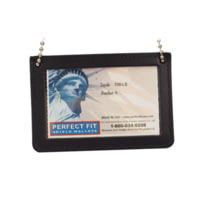 Perfect Fit Landscape Double ID Holder for Neck w/ Chain