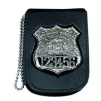 Perfect Fit Recessed Badge &amp; Triple ID Neck Holder for w/ Chain