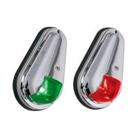 Perko 12V Vertical Mount Side Lights Chrome Plated Brass