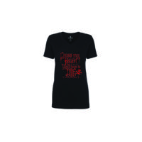 Pipe Hitters Union Womens Large PHU Cross My Heart Short Sleeve Shirt
