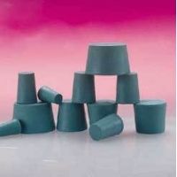 Plasticoid Green Neoprene Stoppers, Solid 000M350, Pack