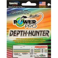 Power Pro 100Lbx1000 Ft Depth Hunter Metered Line