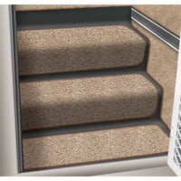 Prest-O-Fit 5-3088 Decorian Step Huggers RV Landing Step Rug - 10in x 23.5in