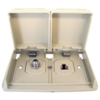 Prime Products 08-6305 Tv/Phone Exterior Receptacle