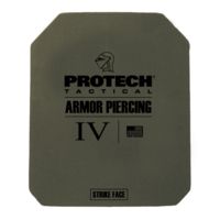 Pro-Tech 2116G Type IV Rifle Plate - 8in x 10in, Single-Curve, Rectangle Cut