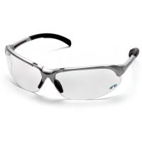 Pyramex Accurist Safety Glasses - Clear Lens, Silver Frame