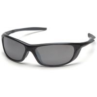 Pyramex Azera Safety Glasses - Silver Mirror Lens, Smoke Frame