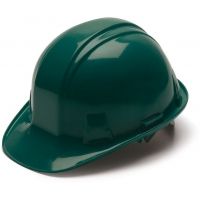 Pyramex Cap Style 4 Point Snap Lock Suspension Hard Hat - Green