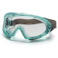 Pyramex Capstone Goggles with Green Anti-Fog Lens Direct/Indirect Frame