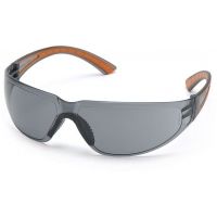 Pyramex Cortez Safety Glasses - Gray Lens, Orange Temples Frame