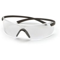 Pyramex Montego Safety Glasses - Clear Lens, Black Frame