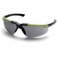 Pyramex Reatta Safety Glasses - Gray Lens, Green-Charcoal Frame