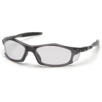 Pyramex Solara Safety Glasses - Clear Lens, Trans Gray Frame