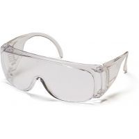 Pyramex Solo Safety Glasses - Clear Lens, Clear Frame