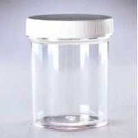 Qorpak Polystyrene Jars with Cap 3812, Case of 36