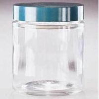 Qorpak Straight-Sided Rounds, Wide Mouth, Qorpak 7750 With Pulp/Vinyl-Lined Black Phenolic Cap, Case of 12