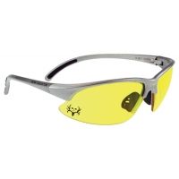 Radians Bone Collector Trigger Youth Shooting Glasses Amber Lens/Silver Frame BCTR60-40CS
