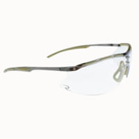 Radians CSB1011CS Bravo Glasses Polycarbonate Clear Lens Black Frame