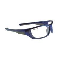 Radians S&amp;W SW101 Performance Eyewear Clear Lens Blue Metallic Frame SW101-10C