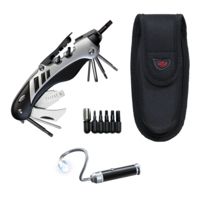 Real Avid The Gun Tool Plus Shooters Multi-Tool w/ Bore Light &amp; Sheath
