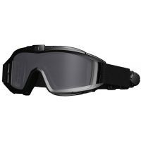Revision Desert Locust Fan Goggles, Black, Basic Kit w/ single lens