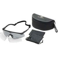 Revision SawflyTX Max-Wrap Tactical Eyeshield System - Black frame, Regular or Large