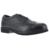 Rockport Mens Dressports Leather Wing Tip Steel Toe Shoes