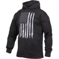 Rothco Distressed US Flag Concealed Carry Hooded Sweatshirt - Men's