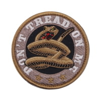 Rothco Don't Tread On Me Round Morale Patch